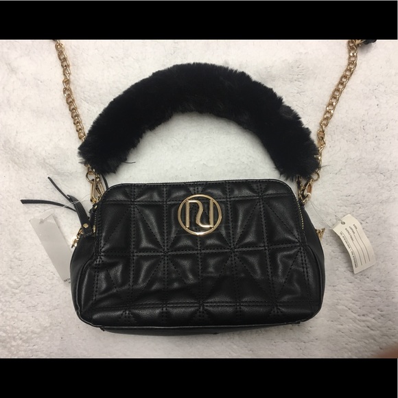 river island black purse